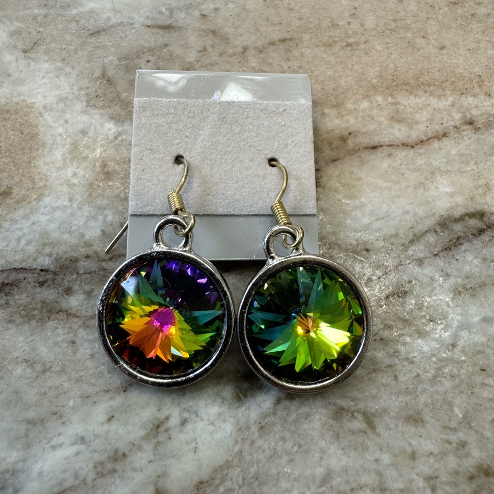 Swarovski Crystal-Vitrial Medium Earrings